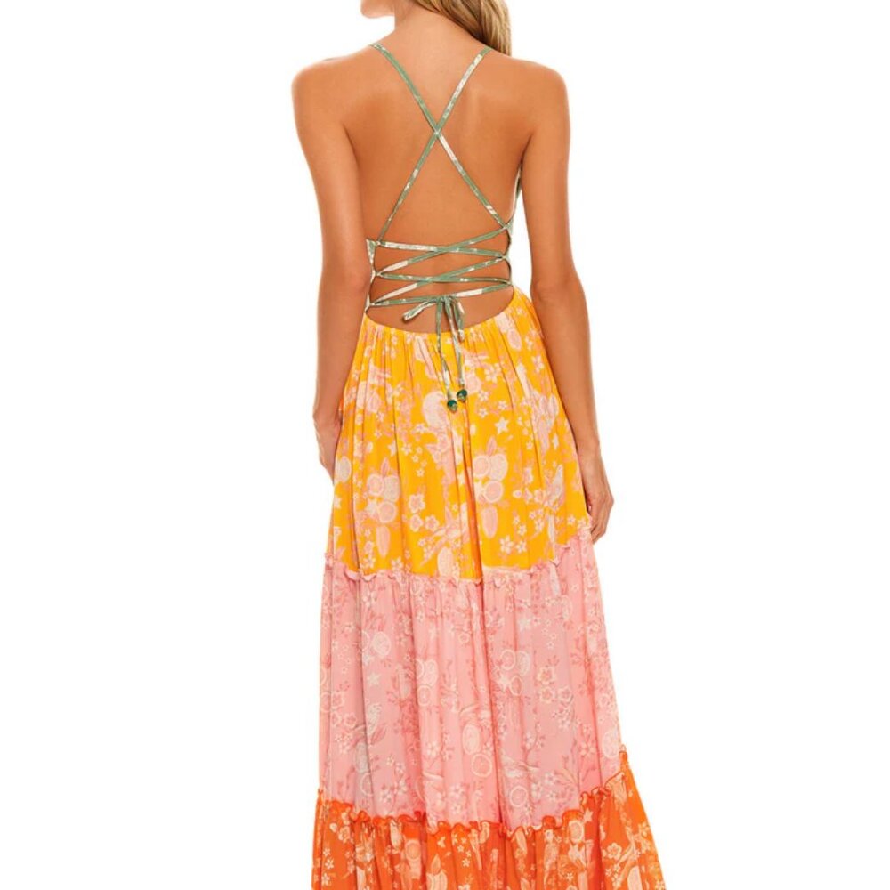 NWT Agua Bendita Fairy Maxi Dress Small - Picture 3 of 3